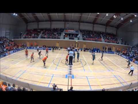 Vijfde set halve finale play-offs Orion - Landstede Volleybal 2-3