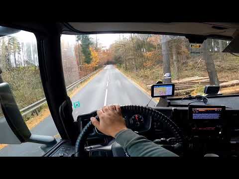 POV Driving Scania R410 - Czech Republic | Denis Kadirow TruckVloger