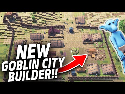 NEW SUPER Unique City Builder!! - Goblin Camp - Management Colony Sim