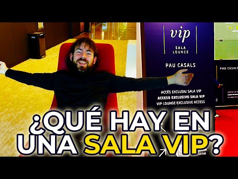✈️ Así é a SALA VIP do AEROPUERTO de Barcelona 😲 *HAY DE TODO*