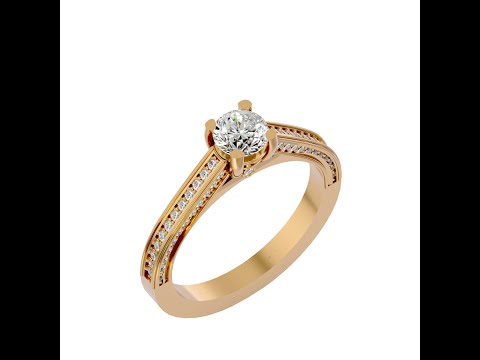 Inel de logodna Captivating Fancy Pave White Aur 18k Real Diamonds  - Margiana