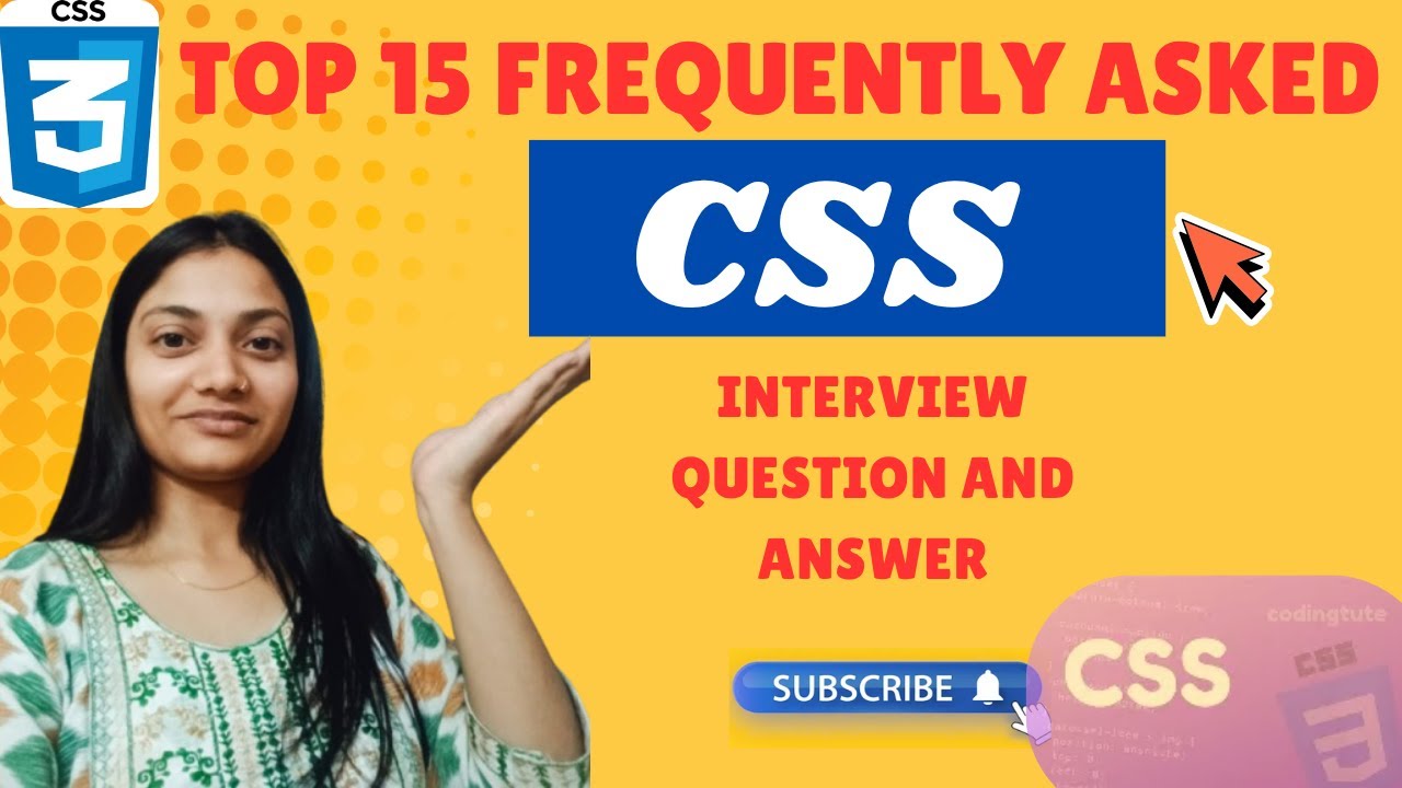 Top 15 CSS Interview Questions and Answers | Frontend Interview #html #css #javascript #reactjs #tcs