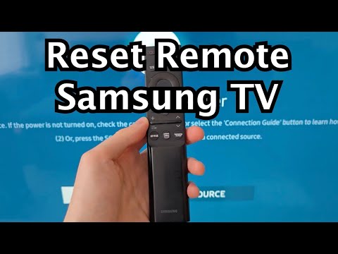 How to Reset Remote Control on Samsung Smart TV!