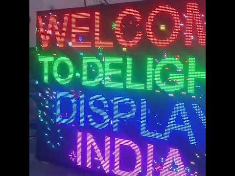 P10 Seven Color Rgb Advertising LED Display Board
