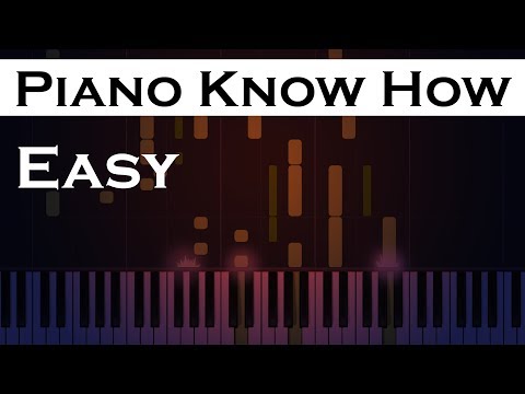 2U -  David Guetta ft Justin Bieber -  Easy Piano Tutorial