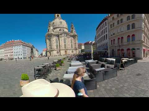 Passeio 360° por Neumarkt: explorando o coração histórico de Dresden