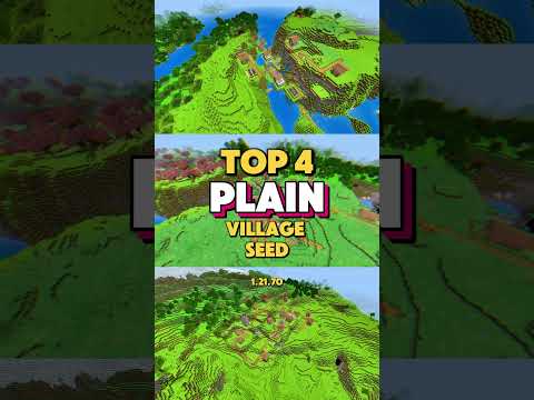 🔥 Top 4 Plain Village Seed For Minecraft 1.21 Bedrock And PE | Seed Minecraft 1.21.70