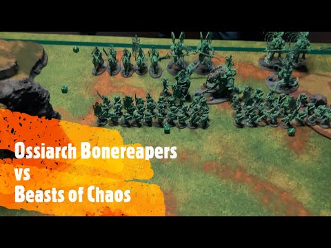 AoS Battle Report 8: Ossiarch Bonereapers vs Beasts of Chaos