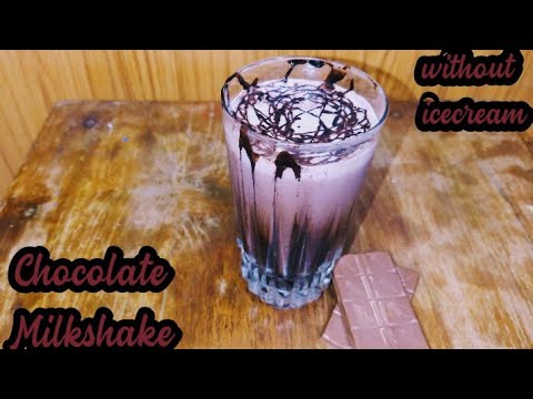 Chocolate Milkshake||without icecream||cocoa powder||HARSHI's kitchen