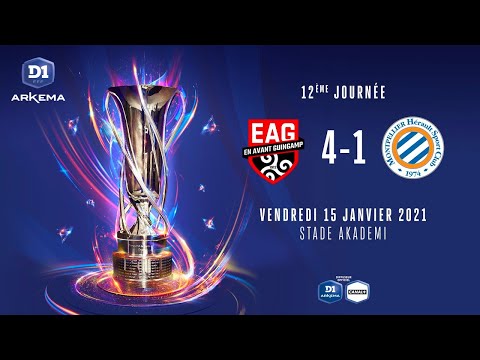 D1 Arkema, J12 : EA Guingamp - Montpellier HSC (4-1)