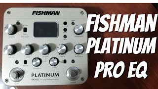 Video thumbnail for Fishman Platinum Pro EQ - How I use it in my acoustic rig. by Richie Filippone