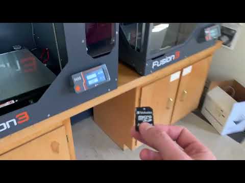 Uploading and Initiating print on Fusion3 F410