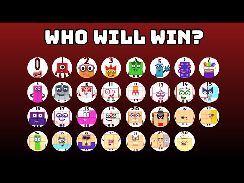 31 NUMBERBLOCKS Marble Race Tournament - Who will win?? - Round 3