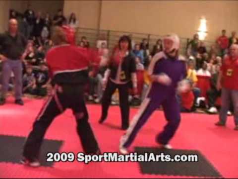 Jessica Koenig v Marissa Mayer - Women's point sparring - 2009 Diamond Nationals