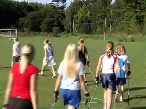 Children and Teenager can use walking poles or Nordic Walking for exercise.