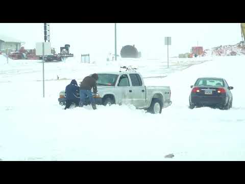 04-02-2020 Rapid City, SD - Late-Season Snow Causes Major Accident on I-90