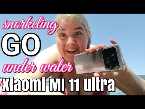 Xiaomi mi 11 ultra waterproof test! Go with Xiaomi Mi 11 Ultra swimming and under water!