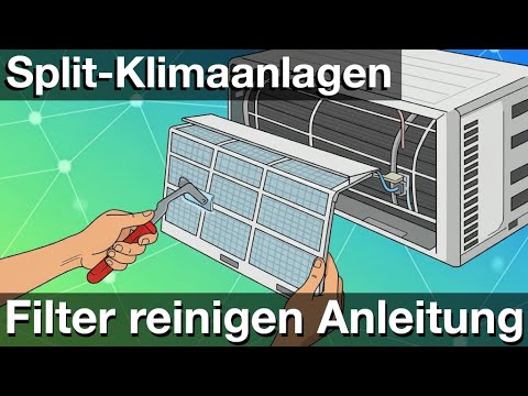 Filter reinigen Split Klimaanlagen - einfache Anleitung