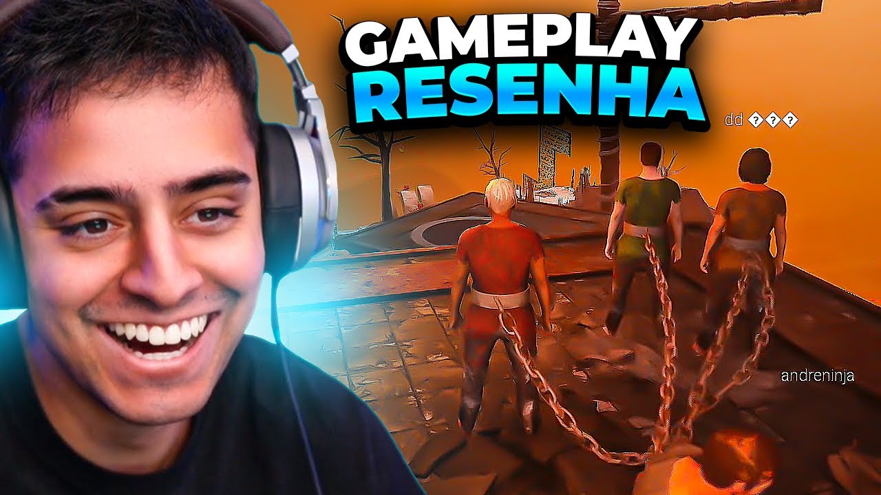 CORINGA JOGANDO CHAINED TOGETHER E A RESENHA ROLOU SOLTA!! DESISTIU DO JOGO KKKK