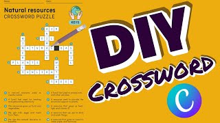 Want to Create Crossword Puzzles FAST Watch This Canva Tutorial Now