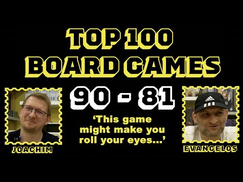 The Best 100 Board Games of All Time - 90 - 81