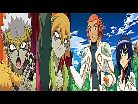 Fabia & Jake vs Ren & Jesse - Bakugan Gundalian Invaders (Episode 18)