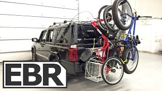 Totem Pole TP6 Vertical Hanging Bike Rack Review - Carry 6 Bikes on Your Car! Up Right Designs
