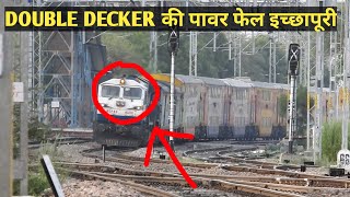preview picture of video 'Double DECKER की हुई पॉवर फेल INCHHAPURI स्टेशन पर PART-1'