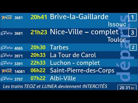 Annonce SNCF Corail Téoz et Lunéa deviennent INTERCITÉS, le nouveau nom des trains classiques SNCF