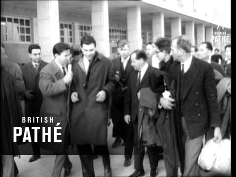 'lakonia' Captain Arrives In Madrid (1964)