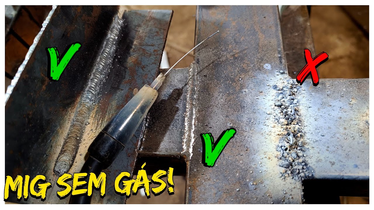 Devo Comprar MIG sem Gás? Soldador Mostra a Verdade se a Solda fica Boa Mesmo! + Fácil que Eletrodo?