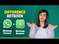 WhatsApp Business Account vs WhatsApp Personal Account | Whatsapp Business