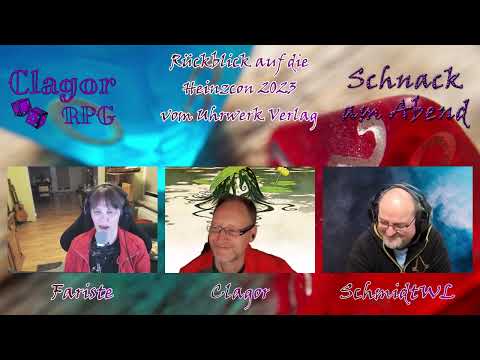 Schnack am Abend - Rückblick auf die Heinzcon 2023 vom Uhrwerk Verlag