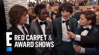 "Stranger Things" Stars Have Superstar Celeb Fans | E! Live from the Red Carpet