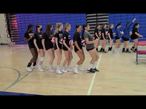 Marshall Volleyball Team Bonding Drill: Caterpillar Race