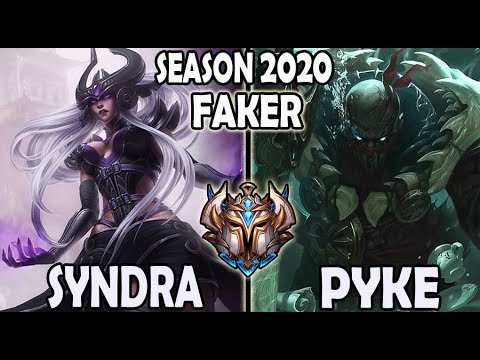 T1 Faker SYNDRA vs PYKE [ Mid ] Lol Ranked Korea