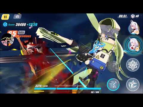 Honkai Impact 3: Memorial Arena SS Cursed Soul(+20%)(36480) Shadow Knight(30400) RPC-6626(31040)