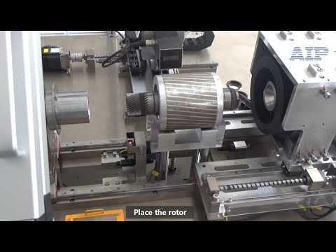 EV motor die-cast rotor testing system