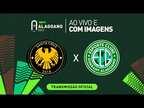 Santa Cruz x Guarany Alagoano - 1º FASE - ALAGOANO SUB 17