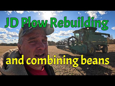 Rebuilding John Deere Plow Trips, Combining Beans, and Steaks on the Barbie