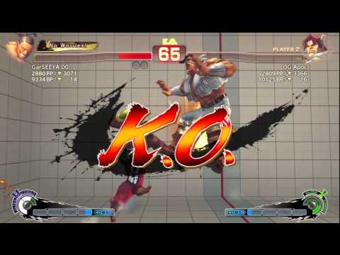 GarSEEYA 00 (Deej) vs: OG Apoc (T.Ha) -  SSF4:AE  TRUE HD HIGH RANKED MATCHES