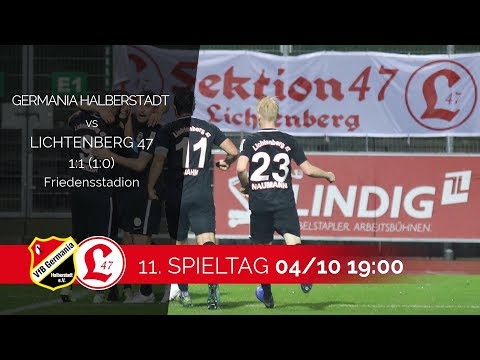11. Spieltag 2019/20 - 1:1 (1:0) Germania Halberstadt - Lichtenberg 47