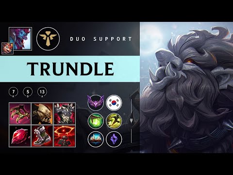 Trundle Support vs Rakan - KR Master Patch 25.24
