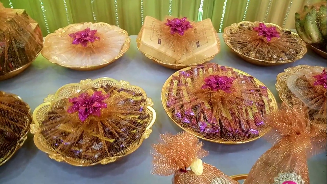 21 Plates for Engagement Seer Varisai Thattu Decorations Chennai Yuktha Creations 9841100156