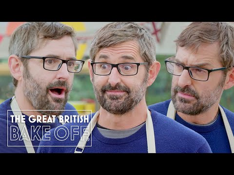 Louis Theroux jiggle jiggles in the Bake Off Tent | The Great Stand Up To Cancer Bake Off