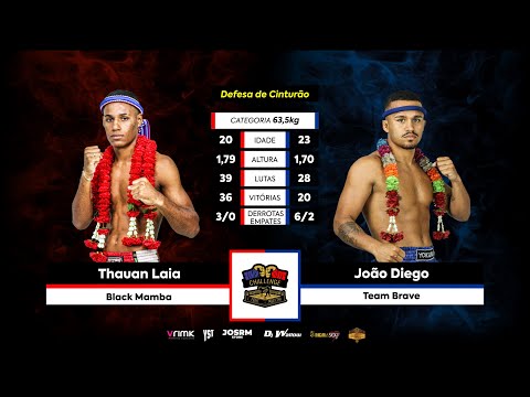 Thauan Laia VS João Diego - Challenge Fight Muaythai - 22.10.2022 (Defesa de Cinturão)
