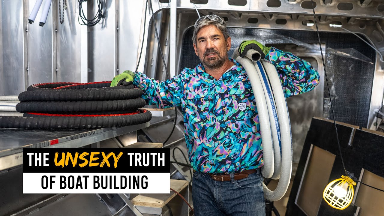 Plumbing Our Floating Home: Challenges & Choices (Aluminum Catamaran Build Pt. 35)