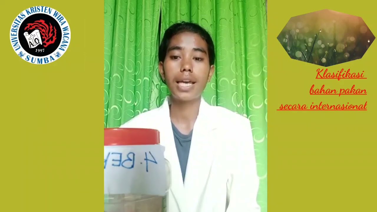 klasifikasi bahan pakan secara internasional