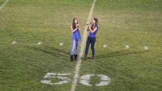 The Sparks Sisters performing "National Anthem" at Benicia High Homecoming Game