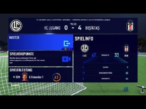 FC LUGANO   [0:4]   BEŞIKTAŞ    (UEFA CONFERUNCE LEAGUE)